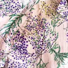 Cargar imagen en el visor de la galería, 1940s 1950s - Adorable Pink Floral Cotton Blouse - W30 (76cm)