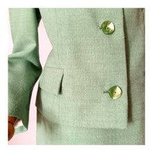 Load image into Gallery viewer, 1960s - Exquisite Sea Foam Green Skirt Jacket Set - W27 (68cm)
