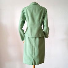 Load image into Gallery viewer, 1960s - Exquisite Sea Foam Green Skirt Jacket Set - W27 (68cm)