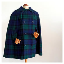Load image into Gallery viewer, 1960s - MOFFAT WEAVERS, Scotland - Fabulous Tartan Wool Cape