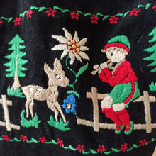 Cargar imagen en el visor de la galería, 1940s - Gorgeous Alpine Hand Embroidery Handbag