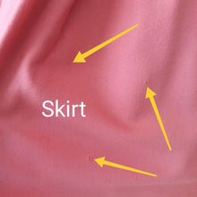 Cargar imagen en el visor de la galería, 1940s 1950s - Adorable Padded Shoulders Pink Wool Dress - W27 (68.5cm)