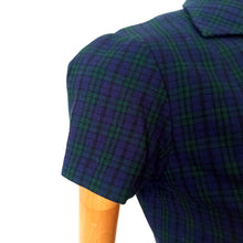 Charger l'image dans la galerie, 1950s - Gorgeous Tartan Soft Wool Blouse - W27 (68.5cm)