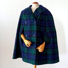 Load image into Gallery viewer, 1960s - MOFFAT WEAVERS, Scotland - Fabulous Tartan Wool Cape