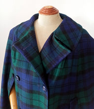 Load image into Gallery viewer, 1960s - MOFFAT WEAVERS, Scotland - Fabulous Tartan Wool Cape