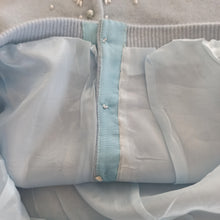 Charger l'image dans la galerie, 1950s - TIMWEAR, Paris - Adorable Pearls Beads Wool Cardigan