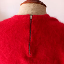Charger l'image dans la galerie, 1950s 1960s - BARANY, Italy - Warm Red Angora Wool Sweater