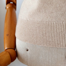Load image into Gallery viewer, 1950s - BRAEMAR, Scotland - Gorgeous Sand Cashmere Jumper