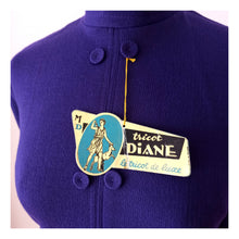Load image into Gallery viewer, 1960s - TRICOT DIANE, France - Deadstock Stunning Purple Dress - W33 (84cm)