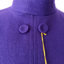 Load image into Gallery viewer, 1960s - TRICOT DIANE, France - Deadstock Stunning Purple Dress - W33 (84cm)