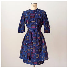 Charger l'image dans la galerie, 1950s 1960s - Fabulous 2 Looks In 1 Abstract Dress - W29 (74cm)