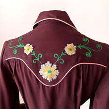 Cargar imagen en el visor de la galería, 1940s - CONNIE SPORTSWEAR, USA - Precious Women's Western Shirt W31.5 (80cm)