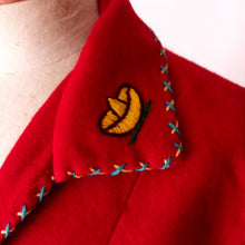 Cargar imagen en el visor de la galería, 1940s 1950s - BY MIKES MGF, MEXICO - Fabulous Souvenir Wool Jacket