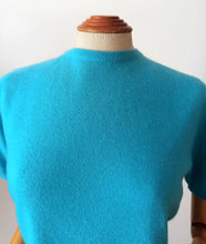 Charger l'image dans la galerie, 1950s - PRINGLE, Scotland - Gorgeous Blue Cashmere Jumper