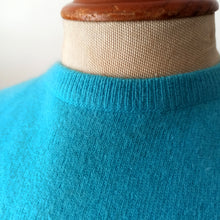 Charger l'image dans la galerie, 1950s - PRINGLE, Scotland - Gorgeous Blue Cashmere Jumper