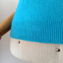 Charger l'image dans la galerie, 1950s - PRINGLE, Scotland - Gorgeous Blue Cashmere Jumper