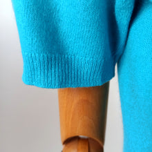 Charger l'image dans la galerie, 1950s - PRINGLE, Scotland - Gorgeous Blue Cashmere Jumper
