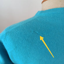 Charger l'image dans la galerie, 1950s - PRINGLE, Scotland - Gorgeous Blue Cashmere Jumper