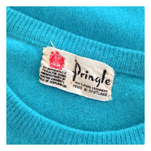 Charger l'image dans la galerie, 1950s - PRINGLE, Scotland - Gorgeous Blue Cashmere Jumper