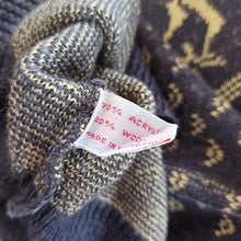 Charger l'image dans la galerie, 1950s 1960s - Adorable Deers Grey Winter Sweater - W30/38 (76/96cm)