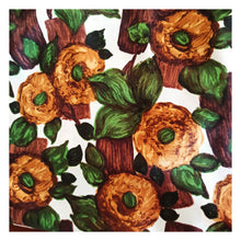 Load image into Gallery viewer, 1950s 1960s - Stunning Autumn Colors Floral Dress - W28 (72cm)