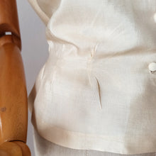 Charger l'image dans la galerie, 1940s 1950s - UNWORN - Adorable Pure Silk Embroidery Blouse - W33 (84cm)
