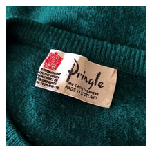Charger l'image dans la galerie, 1950s - PRINGLE, Scotland - Glorious Forest Green Cashmere Jumper