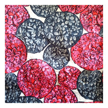 Charger l'image dans la galerie, 1950s - Stunning Abstract Floral Cotton Dress - W28 (71cm)