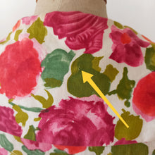 Charger l'image dans la galerie, 1950s 1960s - Stunning Abstract Floral Cotton Dress - W31.5 (80cm)