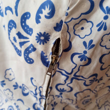 Charger l'image dans la galerie, 1950s - Gorgeous Straps Buttons Cotton Dress - W27.5 (70cm)