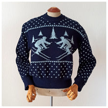 Laden Sie das Bild in den Galerie-Viewer, VTG Does 1950s - GR, Italy - Cute Ski Winter Sweater - Sz. L/XL