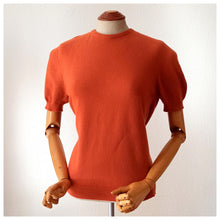 Charger l'image dans la galerie, 1950s 1960s - JAEGER, UK - Tile Color Pure Cashmere Jumper - Sz. 40