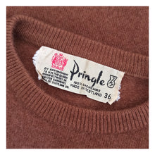 Charger l'image dans la galerie, 1950s - PRINGLE, Scotland - Gorgeous Brown Pure Cashmere Jumper - Sz. 36