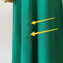 Charger l'image dans la galerie, 1940s - Extremely Elegant Glorious Green Rayon Crepe Dress - W27.5 (70cm)