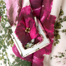 Charger l'image dans la galerie, 1950s - Adorable French Floral Buckle Back Dress - W27.5 (70cm)