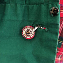 Charger l'image dans la galerie, 1950s - USA - Fabulous Xmas Spirit Green Tartan Cotton Dress - W27 (68cm)
