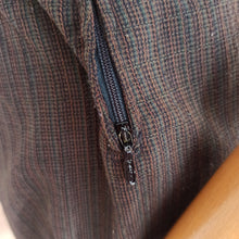 Load image into Gallery viewer, 1960s - Ultra-gorgeous Brown Textured Cotton Dress - W28.5 (72cm)