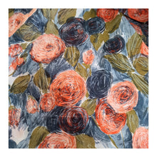 Charger l'image dans la galerie, 1950s - Fabulous Abstract Floral Satin Dress - W30 (76cm)