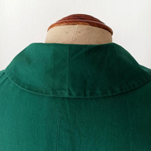 Charger l'image dans la galerie, 1950s - USA - Fabulous Xmas Spirit Green Tartan Cotton Dress - W27 (68cm)