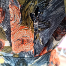 Charger l'image dans la galerie, 1950s - Fabulous Abstract Floral Satin Dress - W30 (76cm)