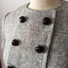 Load image into Gallery viewer, 1960s - NINA MOLTE, Berlin - Gorgeous Grey Wool Dress - W28.5 (72cm)