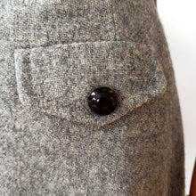 Load image into Gallery viewer, 1960s - NINA MOLTE, Berlin - Gorgeous Grey Wool Dress - W28.5 (72cm)
