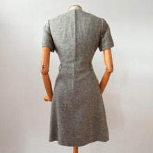 Load image into Gallery viewer, 1960s - NINA MOLTE, Berlin - Gorgeous Grey Wool Dress - W28.5 (72cm)