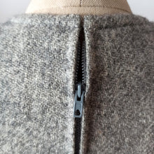 Load image into Gallery viewer, 1960s - NINA MOLTE, Berlin - Gorgeous Grey Wool Dress - W28.5 (72cm)