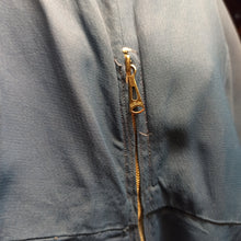 Cargar imagen en el visor de la galería, 1940s - Gorgeous Royal Blue Embroidery Rayon Dress - W30 (76cm)