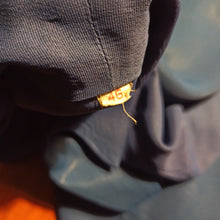 Cargar imagen en el visor de la galería, 1940s - Gorgeous Royal Blue Embroidery Rayon Dress - W30 (76cm)