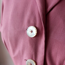 Load image into Gallery viewer, 1940s - Beautiful Italian Antique Pink Silk Dress - W25 (64cm)