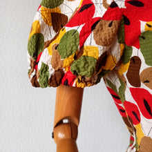 Cargar imagen en el visor de la galería, 1940s - Colorful Seersucker Cotton Dress - W29 (74cm)