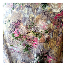 Charger l'image dans la galerie, 1950s - Stunning Floral Silky Cotton Dress - W34 (86cm)