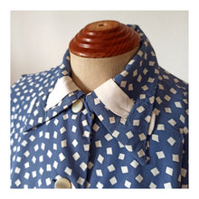 Charger l'image dans la galerie, 1950s - Adorable Sage Blue Rayon Blouse Jacket